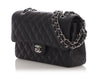 Chanel Medium/Large Black Quilted Caviar Classic Double Flap