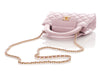 Chanel Small Pink Part-Quilted Lambskin Nano Kelly