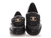 Chanel Black Lambskin Loafers