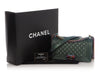 Chanel Old Medium Iridescent Green Quilted Goatskin Boy