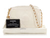 Chanel Vintage Small White Lizard Camera Bag