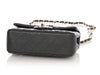 Chanel Mini Dark Gray Quilted Caviar Rectangular Classic