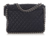 Chanel Maxi Navy Quilted Washed Lambskin Chain Around Flap