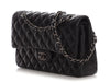 Chanel Medium/Large Black Puffy Quilted Lambskin Classic Double Flap