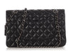 Chanel Medium/Large Black Puffy Quilted Lambskin Classic Double Flap