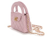 Chanel Pink Quilted Calfskin Nano Kelly Shopper