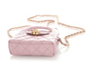 Chanel Pink Quilted Calfskin Nano Kelly Shopper