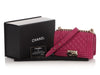 Chanel Small Fuchsia Quilted Caviar Boy Bag