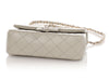 Chanel Mini Gray Quilted Lambskin Rectangular Classic Flap