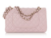 Chanel Medium/Large 21S Light Pink Rose Claire Caviar Classic Double Flap