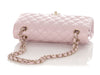 Chanel Medium/Large 21S Light Pink Rose Claire Caviar Classic Double Flap