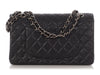 Chanel Medium/Large Black Quilted Caviar Classic Double Flap