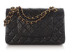 Chanel Vintage Medium Black Lambskin Classic Double Flap