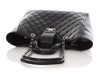 Chanel Large Black Part-Quilted Caviar CC Tote