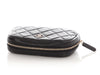 Chanel Small Black Lambskin Curvy Cosmetic Case