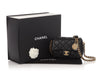 Chanel Mini Black Quilted Caviar Médallion Flap