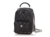 Chanel Mini Black Quilted Caviar Classic Backpack