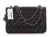 Chanel Jumbo Black Quilted Caviar Classic Double Flap