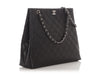 Chanel Black Quilted Caviar Tote