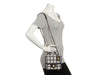 Chanel Mini Ecru and Gray Tweed School Memory Top Handle Flap