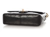 Chanel Vintage Black Quilted Lambskin Flap