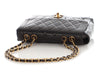 Chanel Vintage Black Quilted Lambskin Flap