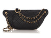 Chanel Black Quilted Lambskin Paris-New York All About Chains Bumbag