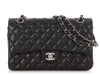 Chanel Medium/Large Black Quilted Lambskin Classic Double Flap