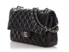 Chanel Medium/Large Black Quilted Lambskin Classic Double Flap