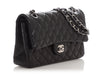 Chanel Medium/Large Black Quilted Lambskin Classic Double Flap