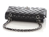 Chanel Medium/Large Black Quilted Lambskin Classic Double Flap