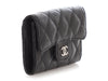 Chanel Black Quilted Caviar Classic Card Holder