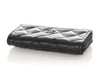 Chanel Black Quilted Lambskin Zip Around Card Holder