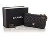 Chanel Jumbo Black Quilted Caviar Classic Double Flap