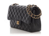 Chanel Jumbo Black Quilted Caviar Classic Double Flap