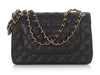 Chanel Jumbo Black Quilted Caviar Classic Double Flap