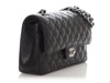 Chanel Medium/Large Black Quilted Caviar Classic Double Flap