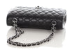 Chanel Medium/Large Black Quilted Caviar Classic Double Flap