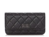 Chanel So Black Aged Quilted Calfskin Reissue Phone Holder With Chain