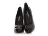 Chanel Black Lambskin Cap Toe Pumps