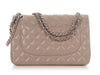 Chanel Jumbo Taupe Quilted Caviar Classic Double Flap