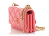 Chanel Pink Quilted Lambskin Pending CC Wallet on Chain WOC