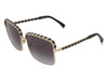 Chanel Gold and Leather CC Sunglasses