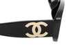 Chanel Black CC Rectangle Sunglasses