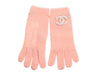 Chanel Pink Cashmere Blend Gloves