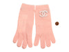 Chanel Pink Cashmere Blend Gloves