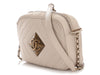 Chanel Beige Chevron-Quilted Calfskin Camera Bag