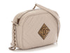 Chanel Beige Chevron-Quilted Calfskin Camera Bag