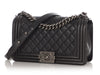 Chanel Old Medium Black Caviar Boy Bag