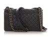 Chanel Old Medium Black Caviar Boy Bag